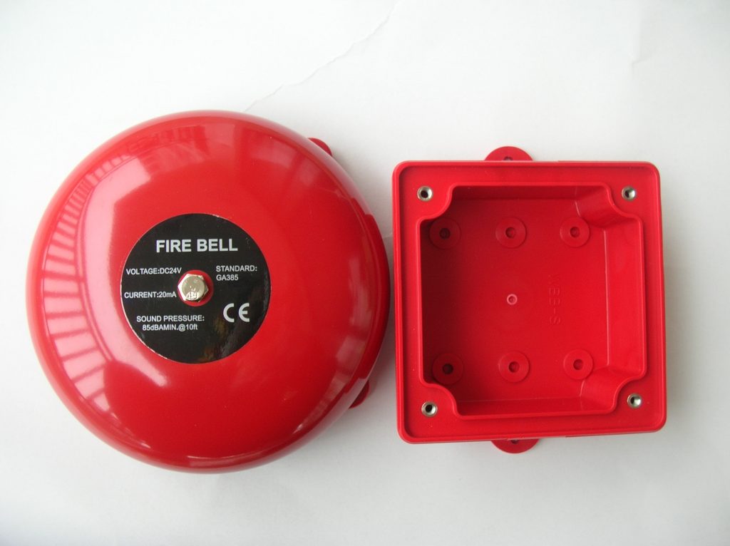 Outdoor Fire alarm bell with back box for hotel supermarket factory SR