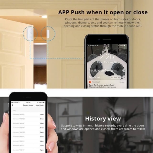 wifi door window detector