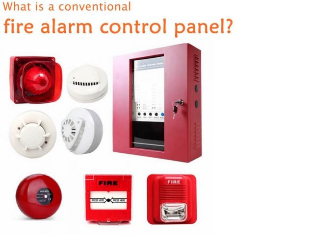 Conventional fire alarm control panel
