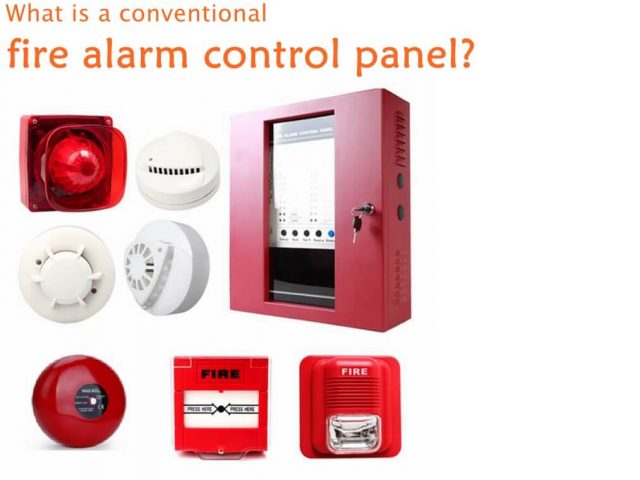 Conventional fire alarm control panel