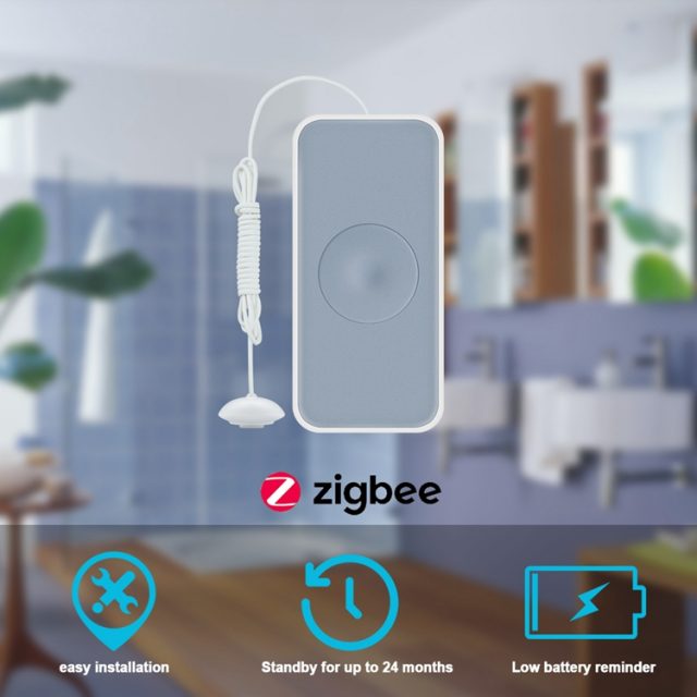 Zigbee water leak detector 3.0 wireless Smart home sensor