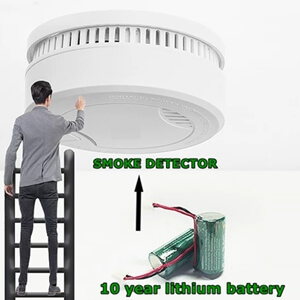 10 Year Lithium Battery Smoke Detector