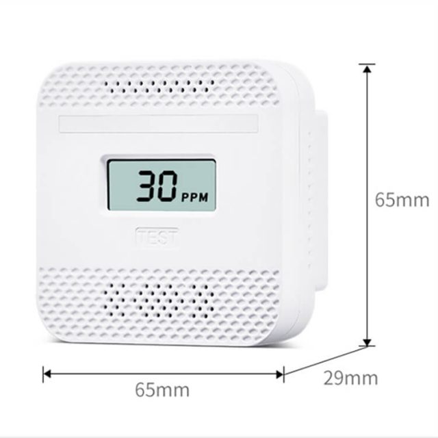 Home CO Gas Leak Alarm Car Monoxide Detector