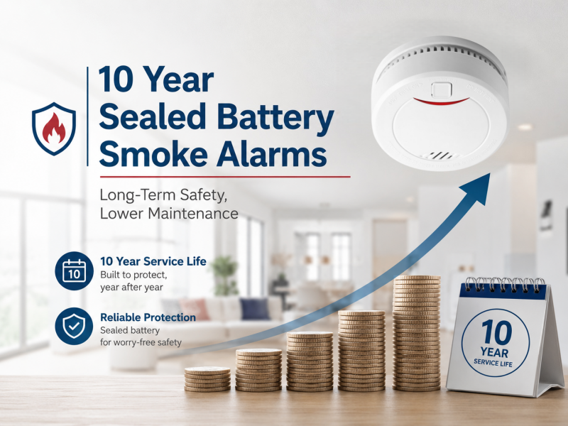 Why Should You Invest in 10 Year Sealed Battery Smoke Alarms ?
