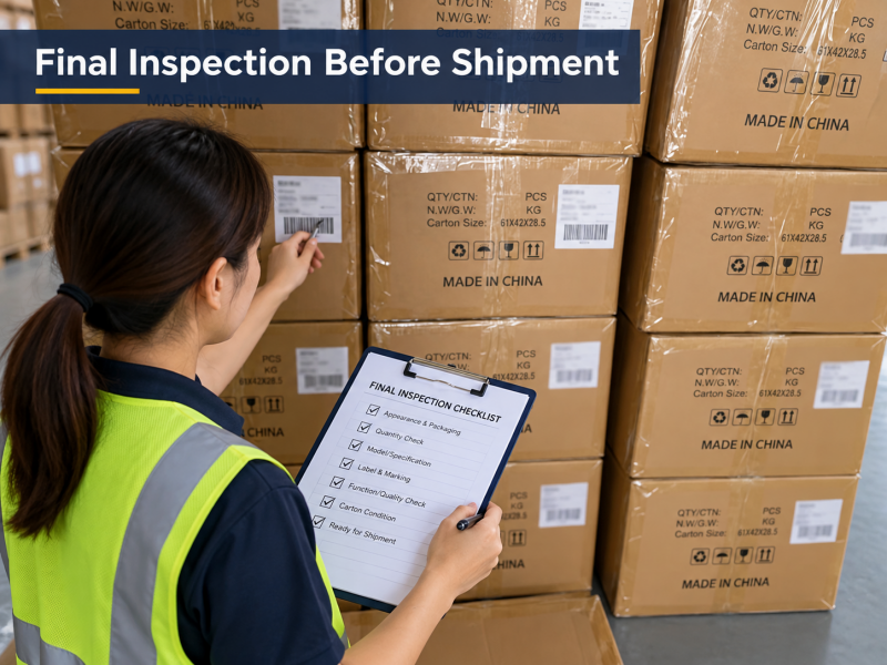 Final Inspection Before Shipment