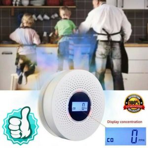 dual sensor smoke and carbon monoxide detector