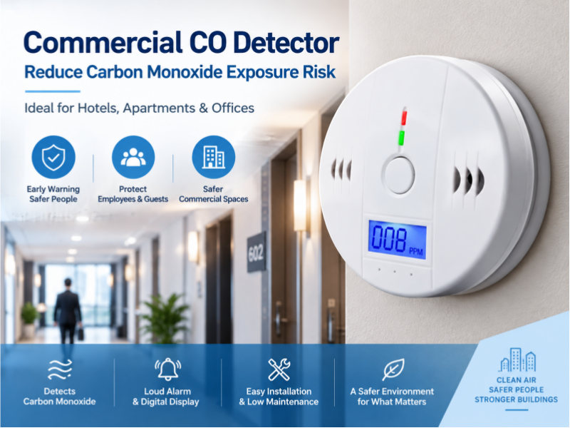 Commercial CO DetectorReduce Carbon Monoxide Exposure Risk