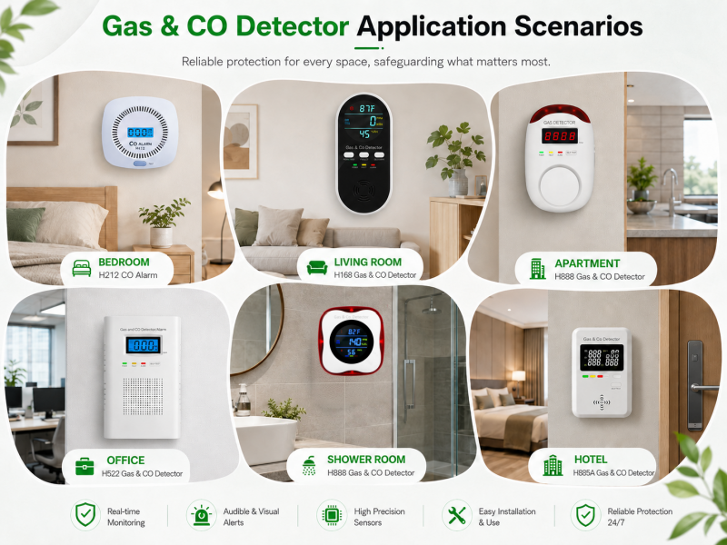 Announces 6 CO & Gas Detectors Available from US Warehouse