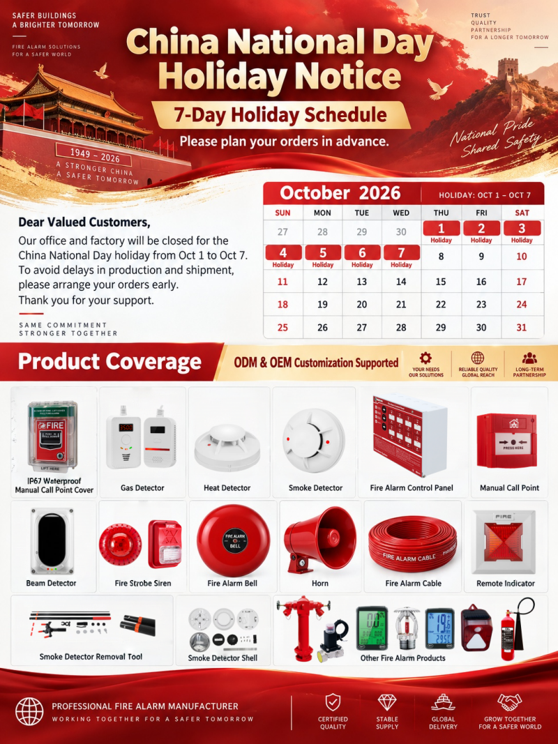 SUMRING will observe China National Day Holiday Notice from Oct 1–7. Online support remains available. Please plan orders early.