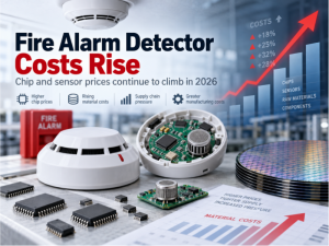 Fire Alarm Detector Costs Rise as Chip Prices Surge 20%