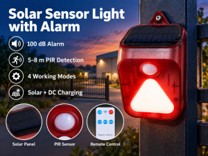 How Should B2B Buyers Choose a Solar Sensor Light with Alarm?