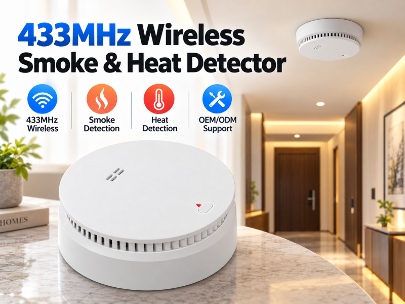 How Should B2B Buyers Evaluate a 433MHz Wireless Smoke & Heat Detector Manufacturer?
