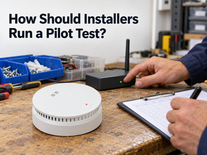 433MHz smoke and heat detector replacement