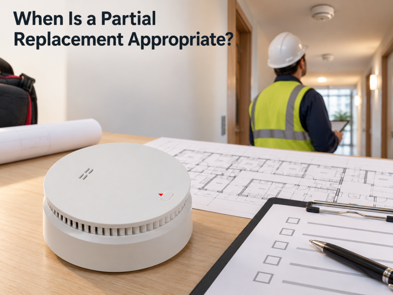 433MHz smoke and heat detector replacement
